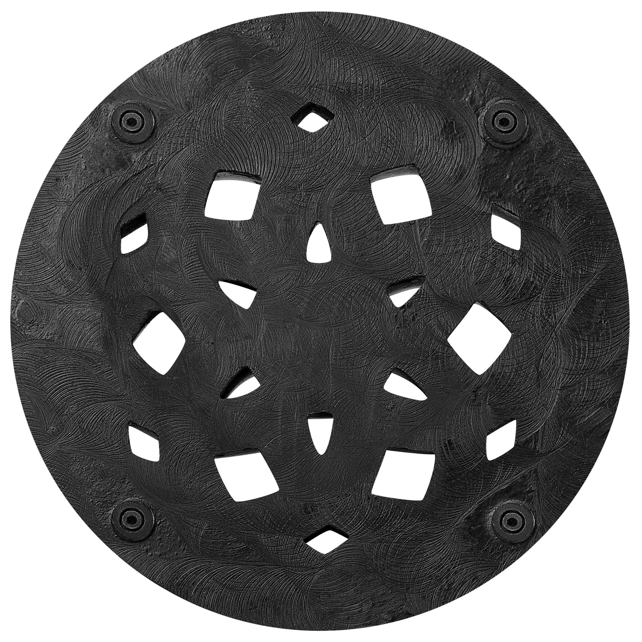 SONNENSCHIRMSTÄNDER schwarz 50 cm Ceto - Schwarz, Stein (50/50cm) - Beliani