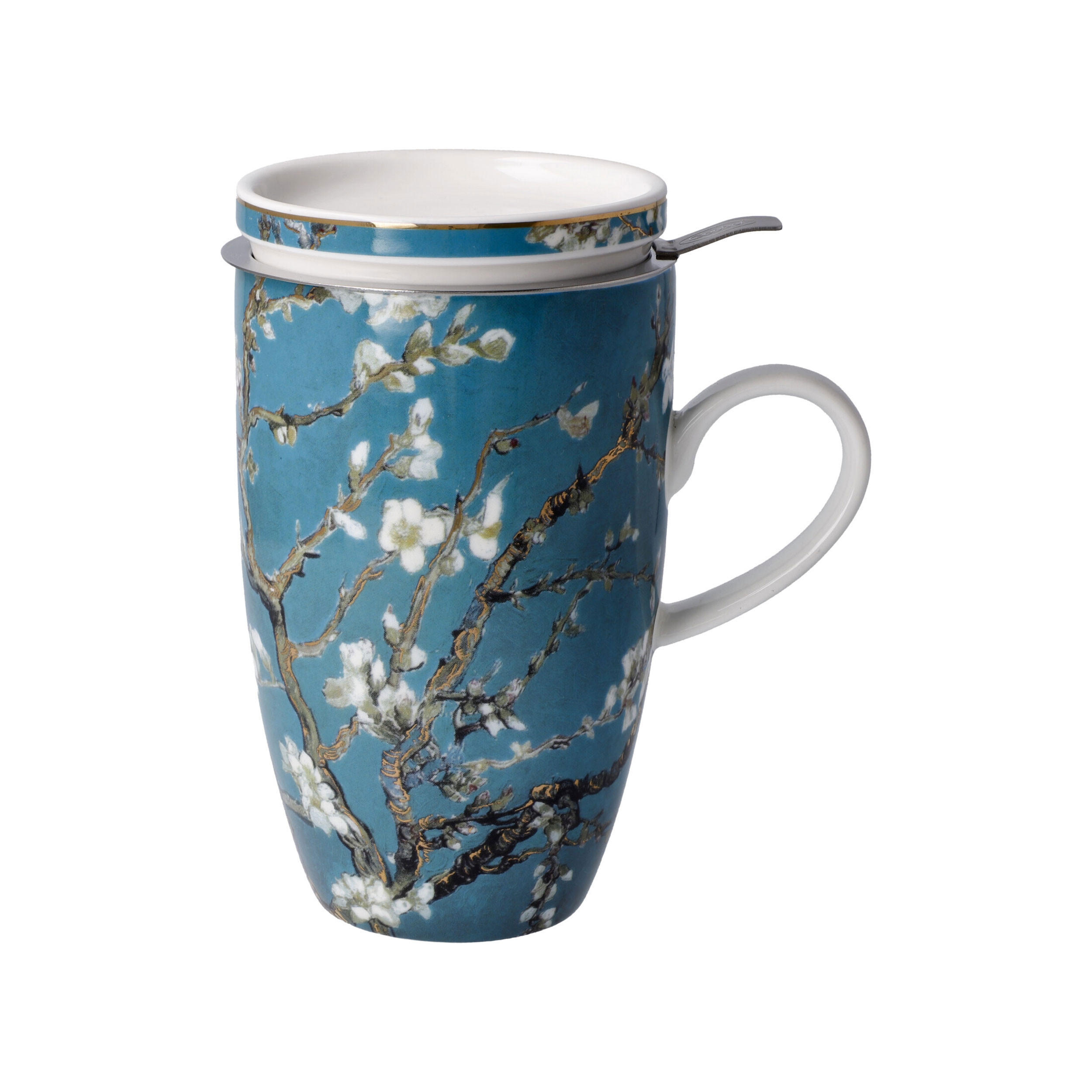 TEETASSE Vincent van Gogh - Mandelbaum, Fine Bone China, Bunt, 450 ml - Multicolor, Keramik (0.45L) - Goebel