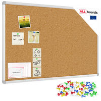 PINNWAND mit Alurahmen 90x60cm - Braun, Holz (90/60/1.6cm) - ALLboards