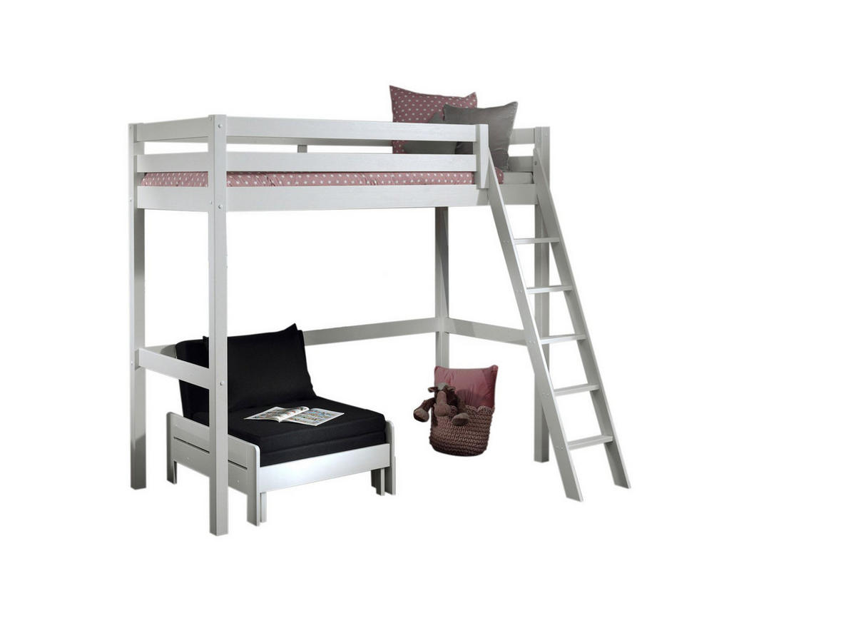 HOCHBETT Karolina 209x190x165 aus Massivholz in Weiß - Weiß, Holz (90/200cm) - 58aufmkessel