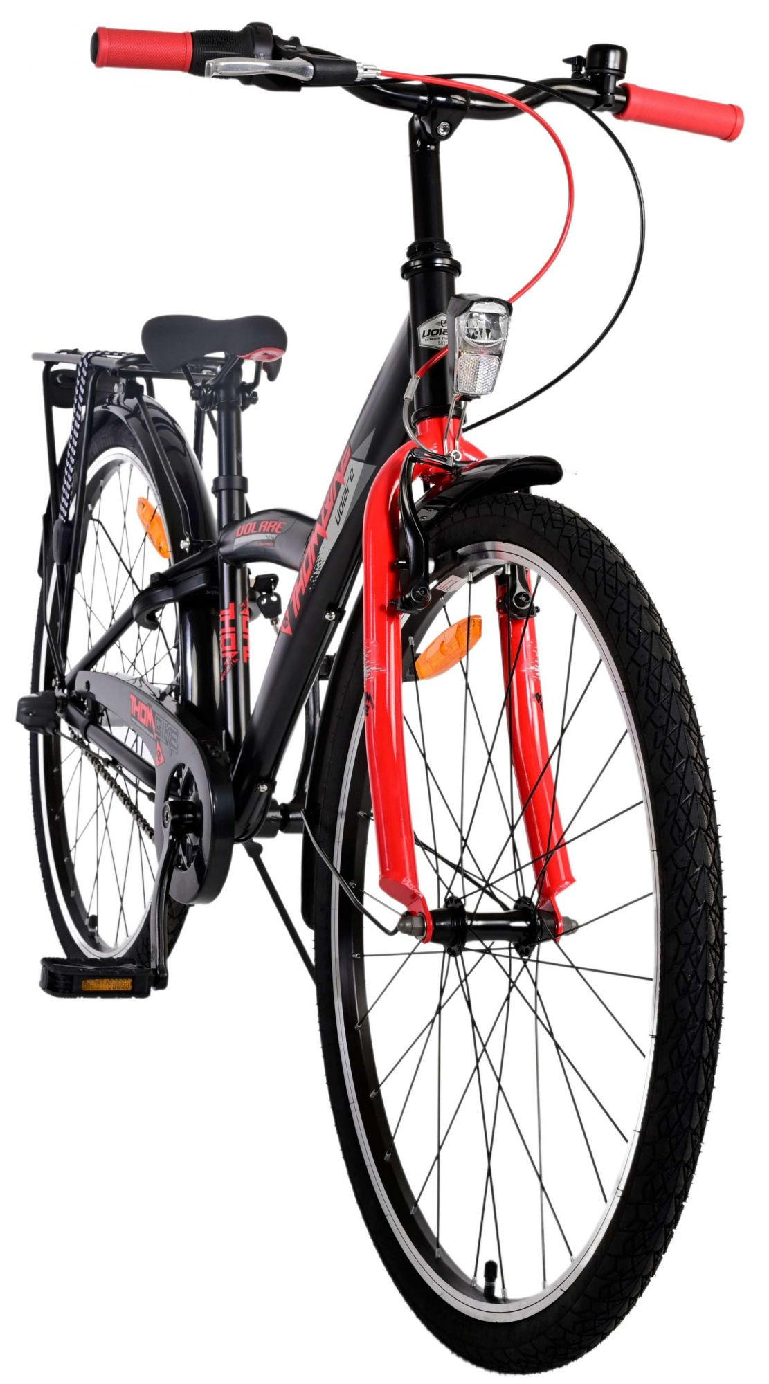 KINDERFAHRRAD Thornbike - Jungen - 26 Zoll - Rücktritt + Handbremse - 3 Gänge - Rot - Rot, Metall (77cm) - TPFSports