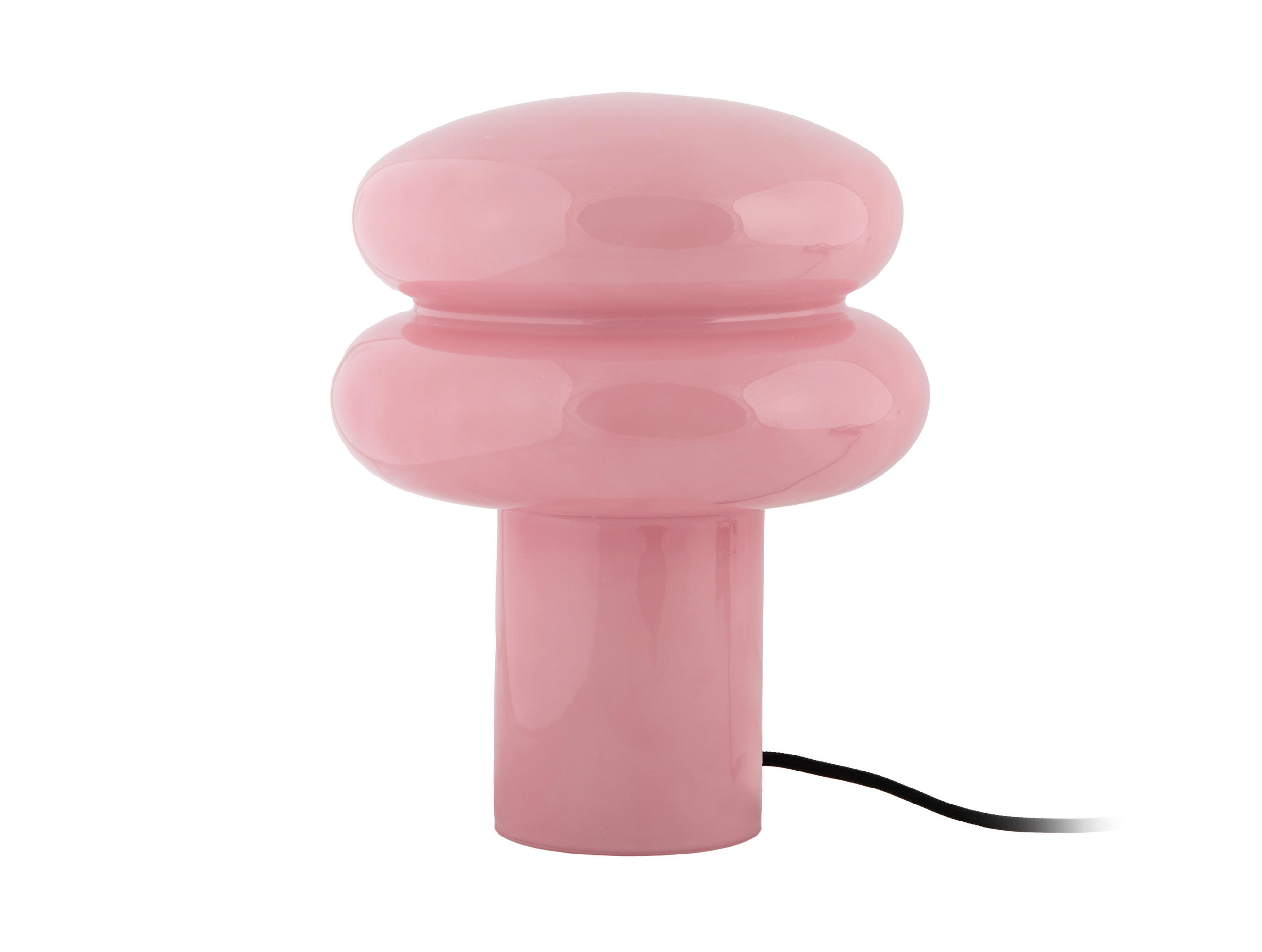 TISCHLAMPE Incesante - Rosa - 20/20/24 cm - Pink, Glas (20/20/24cm) - Leitmotiv