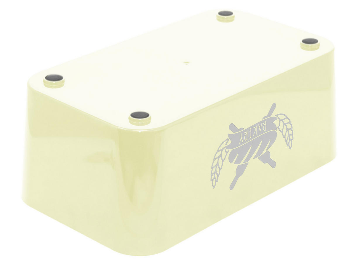 BROTKASTEN mit Bambus Schneidebrett beige - Beige, Kunststoff (15/22/36cm) - Lashuma