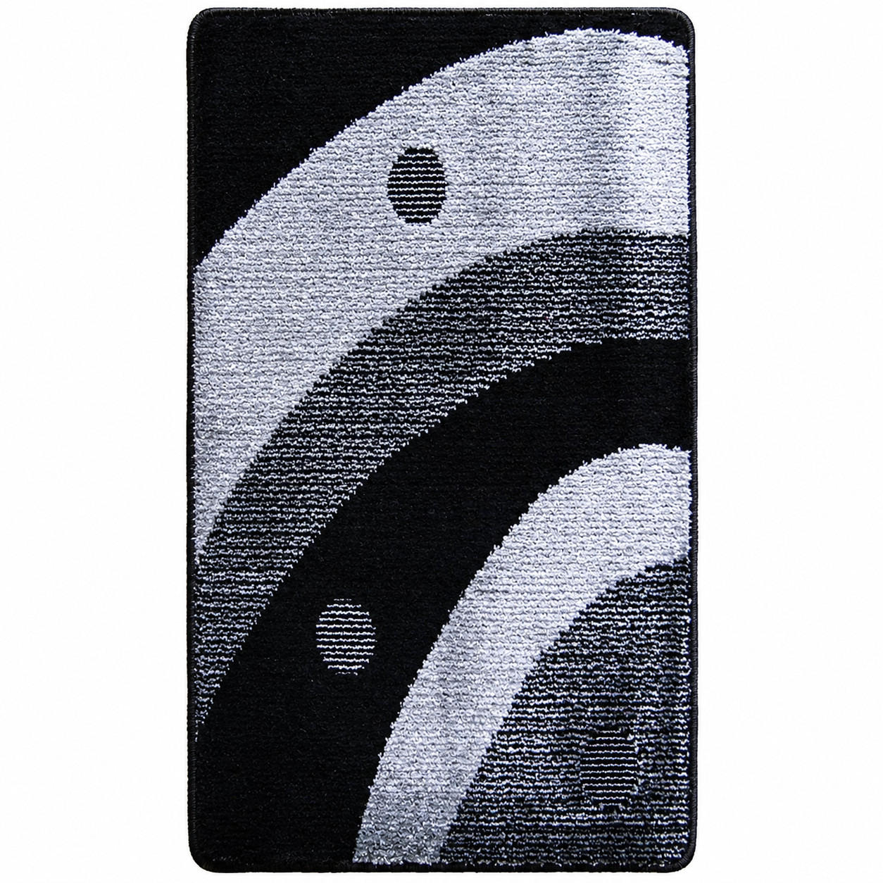 BADEMATTE 80/200cm SCHWARZ - Schwarz, Textil (80/200cm) - ROLFNERS