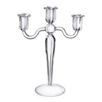 KERZENHALTER Purity für 3 Stabkerzen - Transparent, Glas (20/25/8cm) - Butlers