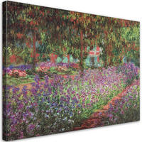 WANDBILD der garten des künstlers in giverny c. monet - Multicolor, Textil (60/40cm) - Feeby