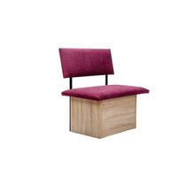 SITZBANK Das Raumwunder - Eichefarben/Violett, Holzwerkstoff/Textil (48/88/85cm) - Kundler Home