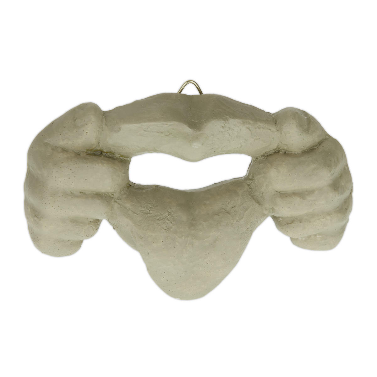 BAUMGESICHT - Beige, Kunststoff (2/12.5/8.5cm) - Relaxdays