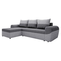 ECKSOFA Mader - Dunkelgrau/Hellgrau, Holz/Kunststoff (260/140cm) - MIRJAN24