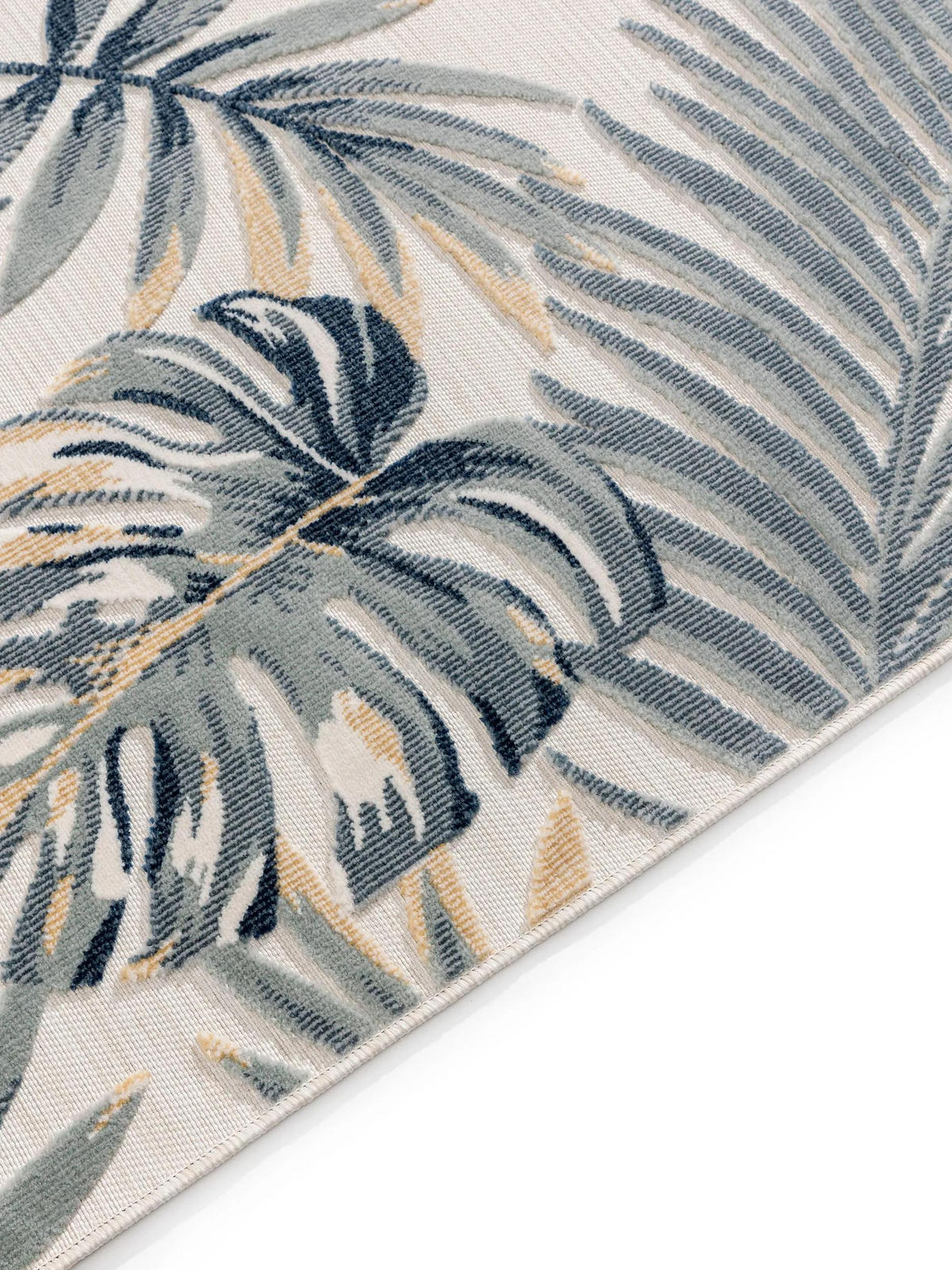 VNITŘNÍ a venkovní koberec Flora Vícebarevné 120x170 cm - krémová, plast/umělá hmota (120/170cm) - benuta