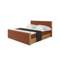 BOXBETT LOLLI9 -Z 160x200 - H4 Rot - Rot, Holzwerkstoff (160/200cm) - ALTDECOR