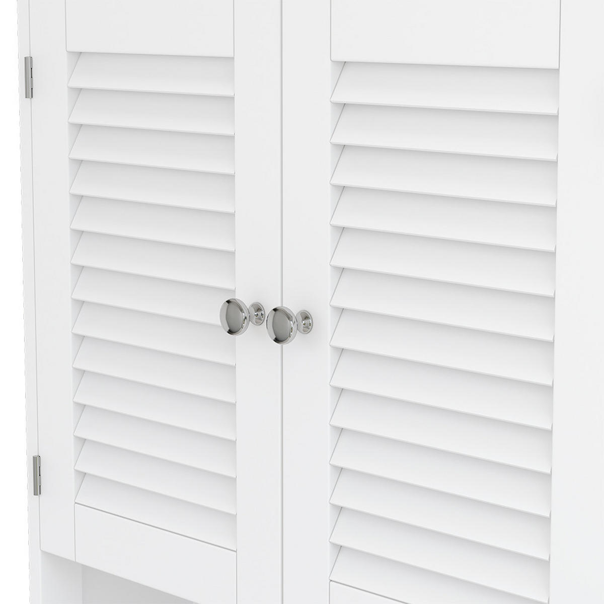 HÄNGESCHRANK Riad Weiß 60 x 66 cm mit 2 Türen - Weiß, Holzwerkstoff (60/66/20cm) - Vicco