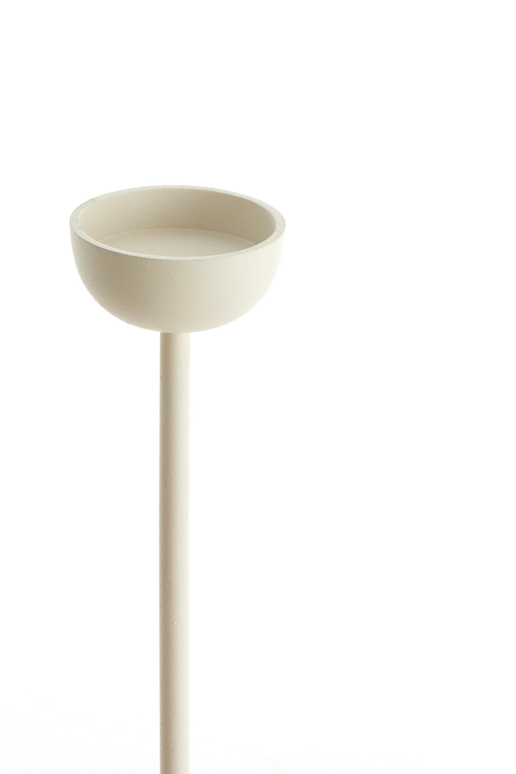 KERZENSTÄNDER Ofelie Weiß Ø12/120 cm - Weiß, Metall (12/120/12cm) - Light & Living