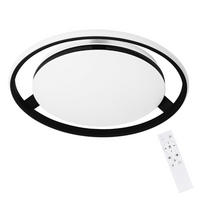 LED-DECKENLEUCHTE Randall 44 cm - Schwarz, Kunststoff (44/44/7cm) - Nettlife