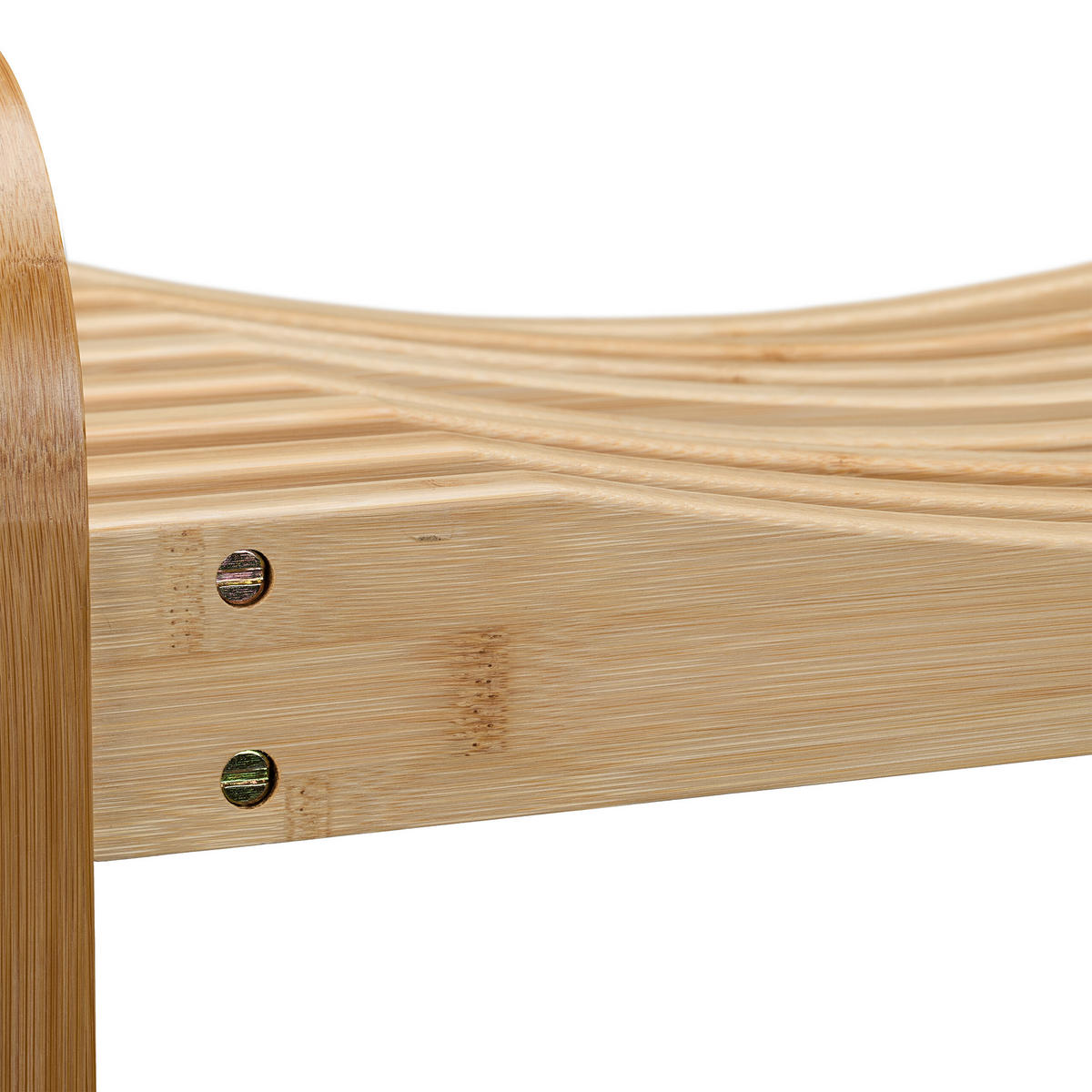 BADHOCKER - Hellbraun, Holz (65/54/33cm) - Relaxdays