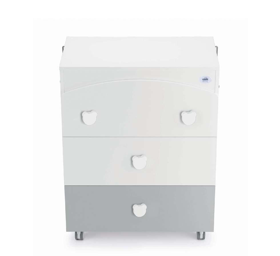 WICKEL-BADEKOMBI Badekombination Arco - Grau, Holz/Kunststoff (48/89/76cm) - Cam il Mondo del Bambino S.p.A.
