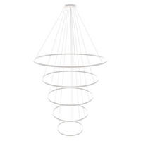 LED-HÄNGELAMPE 5er Ring Weiß Ø 150 | 120 | 100 | 80 | 60cm - Weiß, Metall (1.3/150/3.3cm) - s.luce