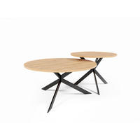 COUCHTISCH LIBRE Naturholz 75x75x36 cm - Eichefarben, Holzwerkstoff (75/75/36cm) - FURNLUX