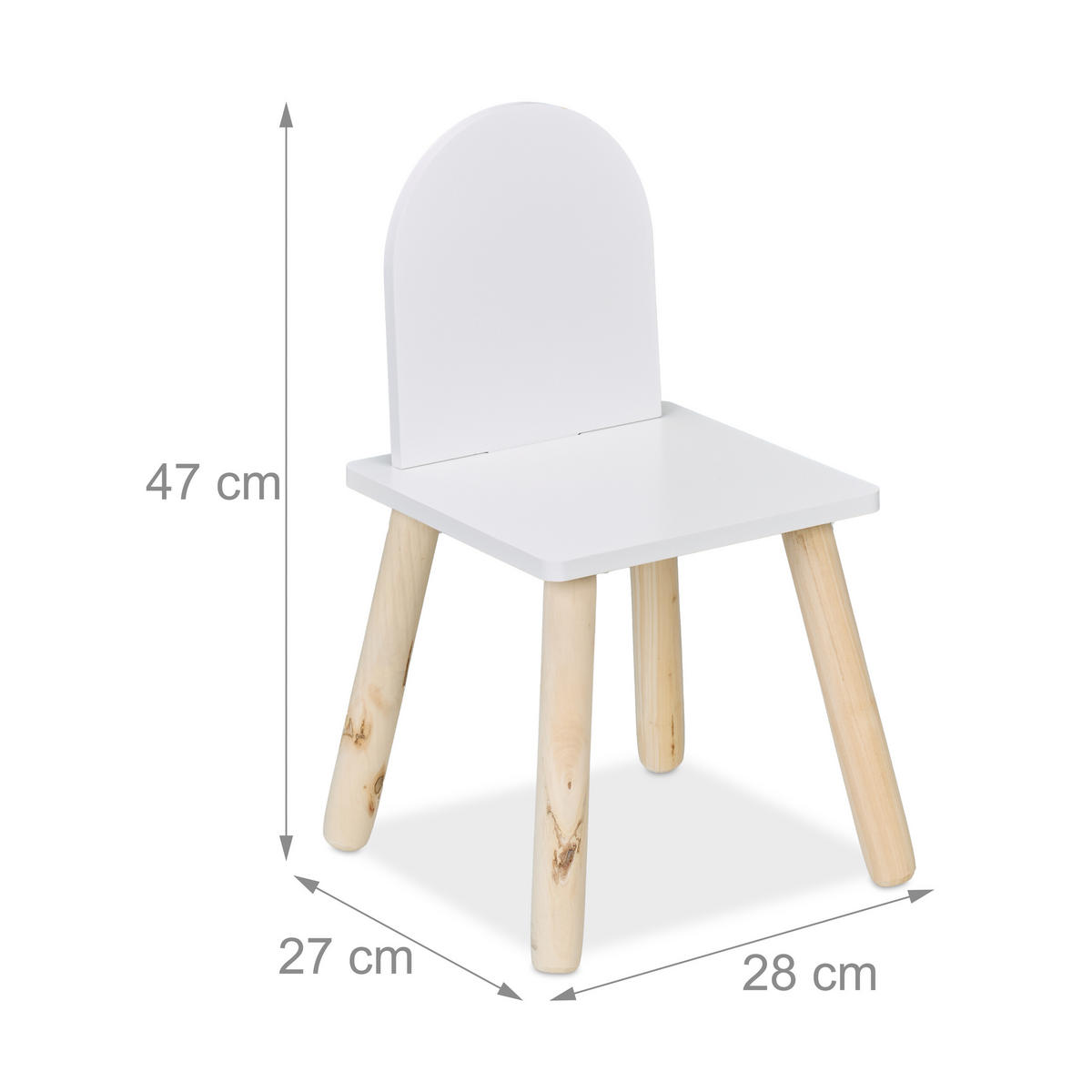 KINDERSITZGRUPPE - Multicolor, Holz/Holzwerkstoff (60/45/60cm) - Relaxdays