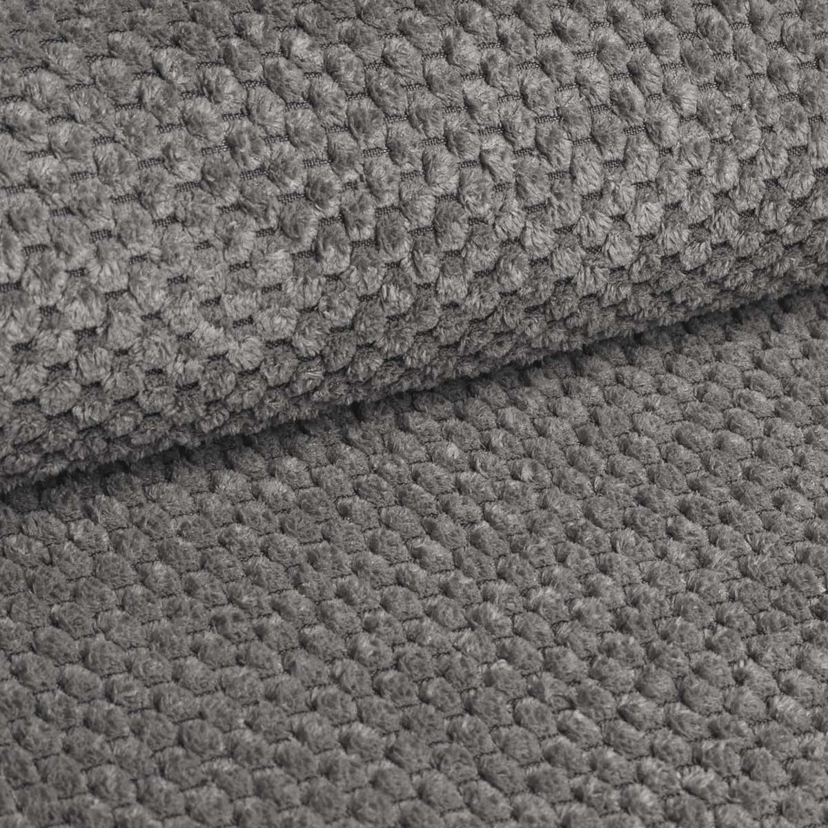 ECKSOFA Plato Mit Schlaffunktion - Dunkelgrau, Holzwerkstoff/Textil (268/202cm) - Fun Möbel