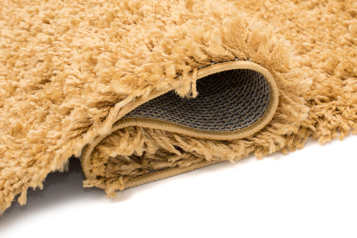TEPPICHLÄUFER ESSENCE gelb uni 80/500 cm - Gelb, Textil (80/500cm) - Tapiso