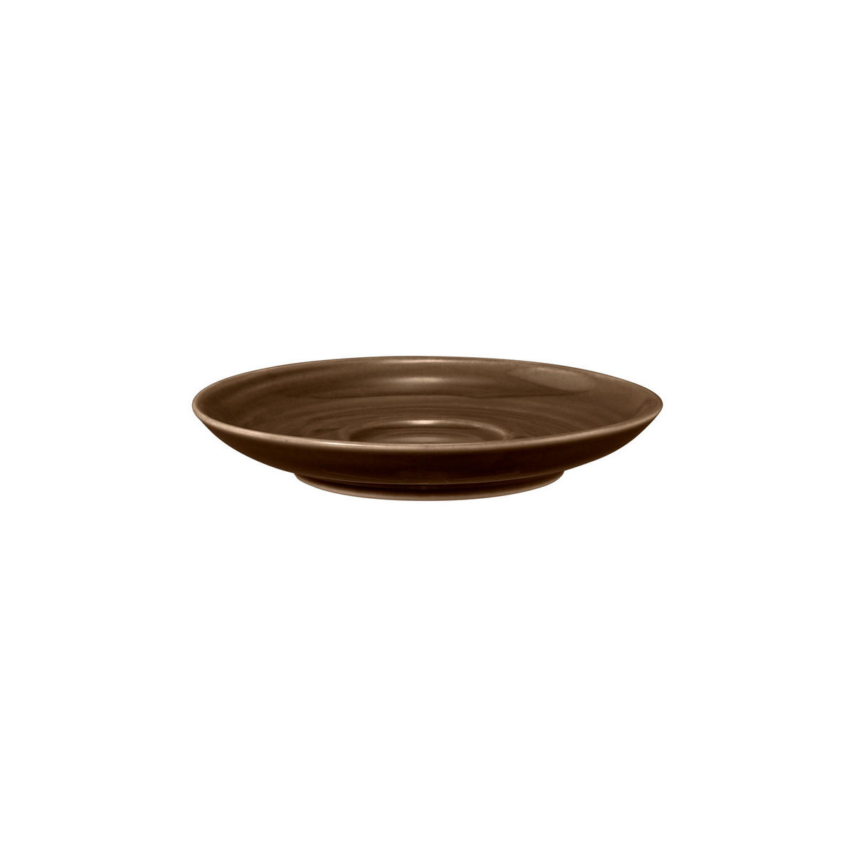 ESPRESSOUNTERTASSEN Terra Erdbraun ø 12 cm 6er Set - Braun, Keramik (12cm) - Seltmann Weiden