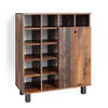 BADSCHRANK Fynn Eiche rustikal 78.4 x 91.6 cm - Wildeiche, Holzwerkstoff (78.4/91.6/34cm) - Vicco