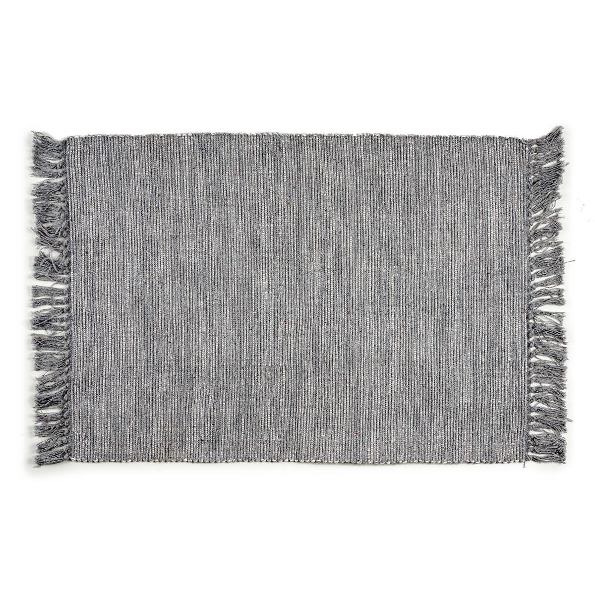 WEBTEPPICH 80/120 cm - Grau, Naturmaterialien (80/120cm) - Giftdecor