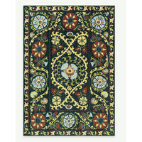 TEPPICH Flachgewebe Orient TABRY Schwarz 140 x 200 cm - Schwarz, Textil (140/200cm) - Novatrend