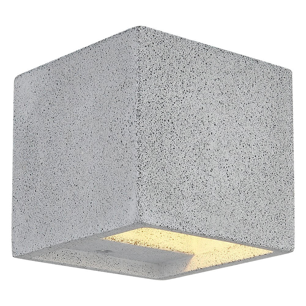 AUSSEN-WANDLEUCHTE FERGUSON Aluminium, Weiß matt, Up & Down - Weiß, Metall (12/11.5/12cm) - Globo Lighting