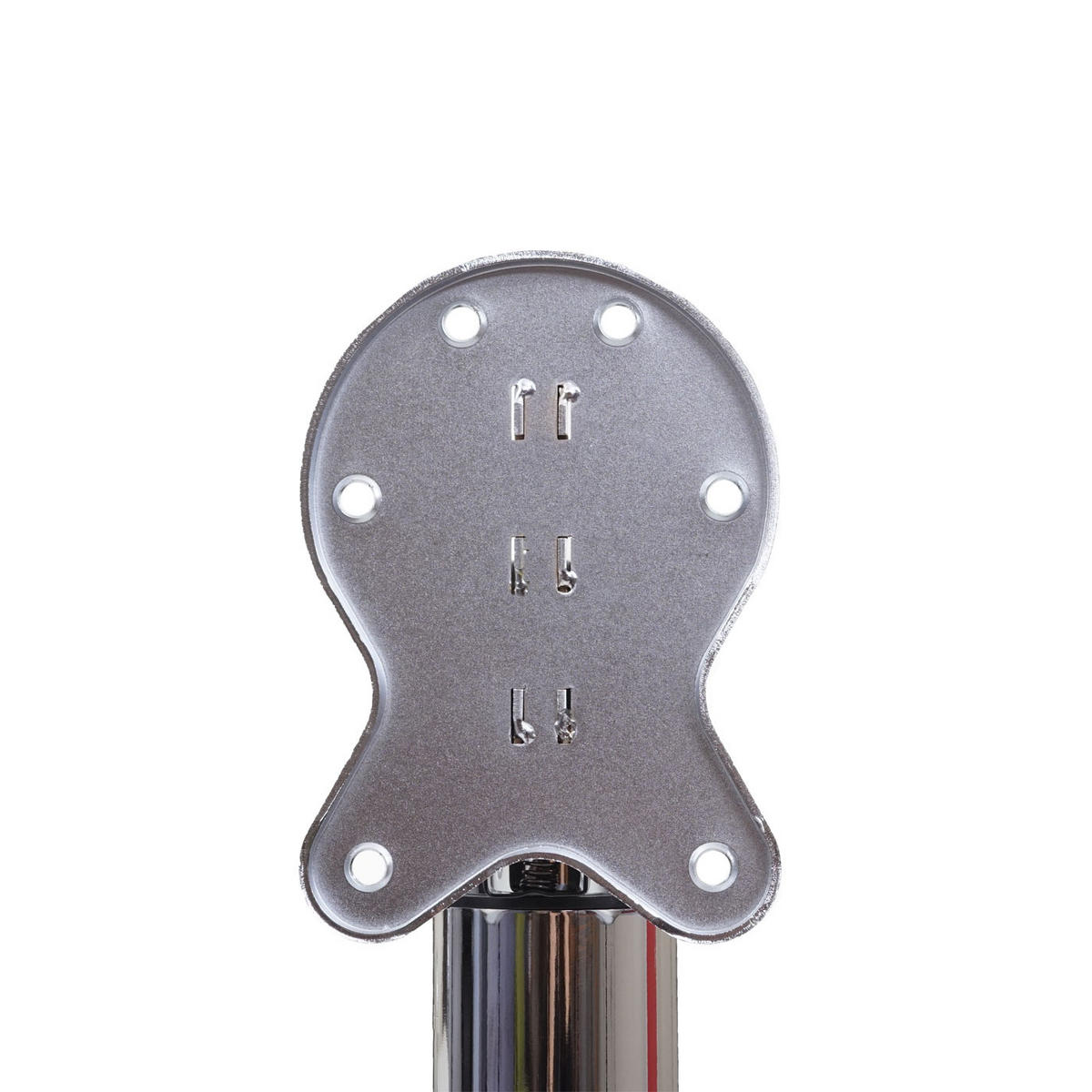 TISCHBEIN rund Grau 4er-Set - Grau, Metall (14/110/6cm) - MCW