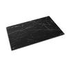 FUSSMATTE 90 x 60 cm Schwarzer Marmor - Anthrazit, Textil (90/60cm) - TULUP