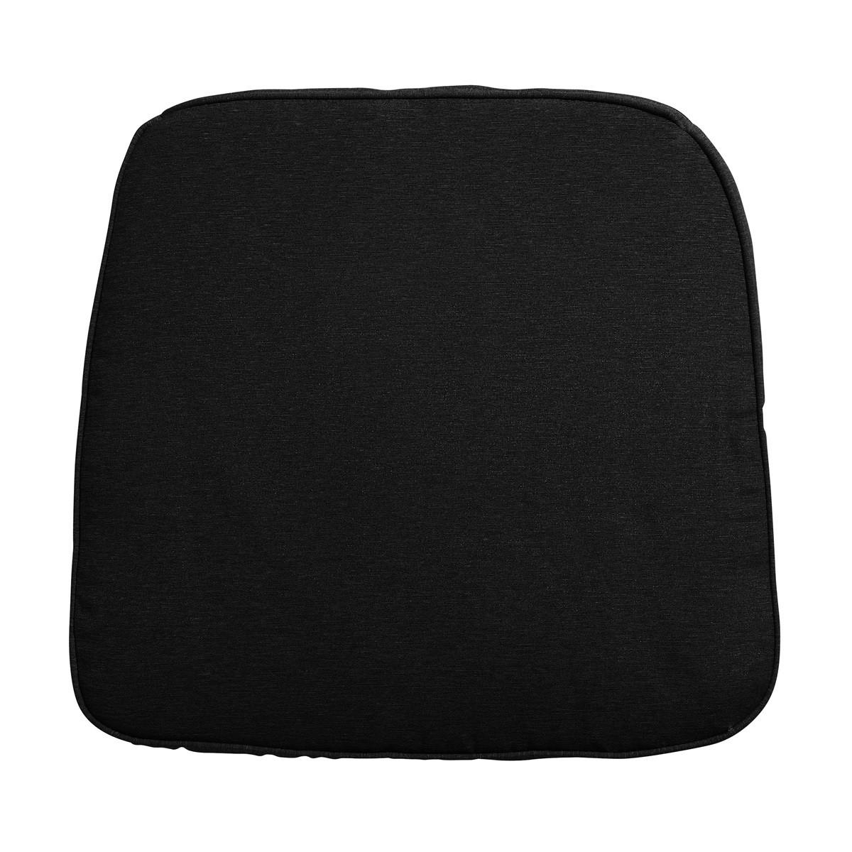 SITZKISSEN Panama 48/48 cm 4er-Set - Schwarz, Textil (48/5/48cm) - Madison