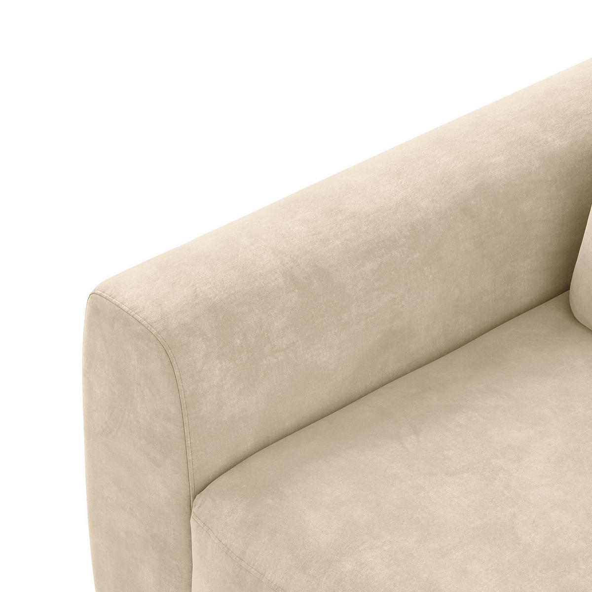 3-SITZER SOFA - Schwarz/Weiß, Kunststoff/Textil (252/80/117cm) - home24