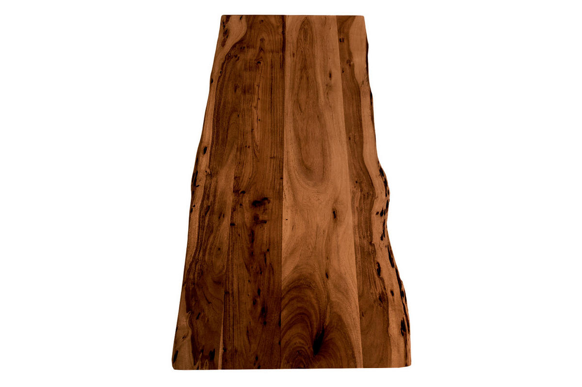 TISCHPLATTE CURT - Braun/Naturfarben, Akazienholz/Holz (60/140/3cm) - SAM