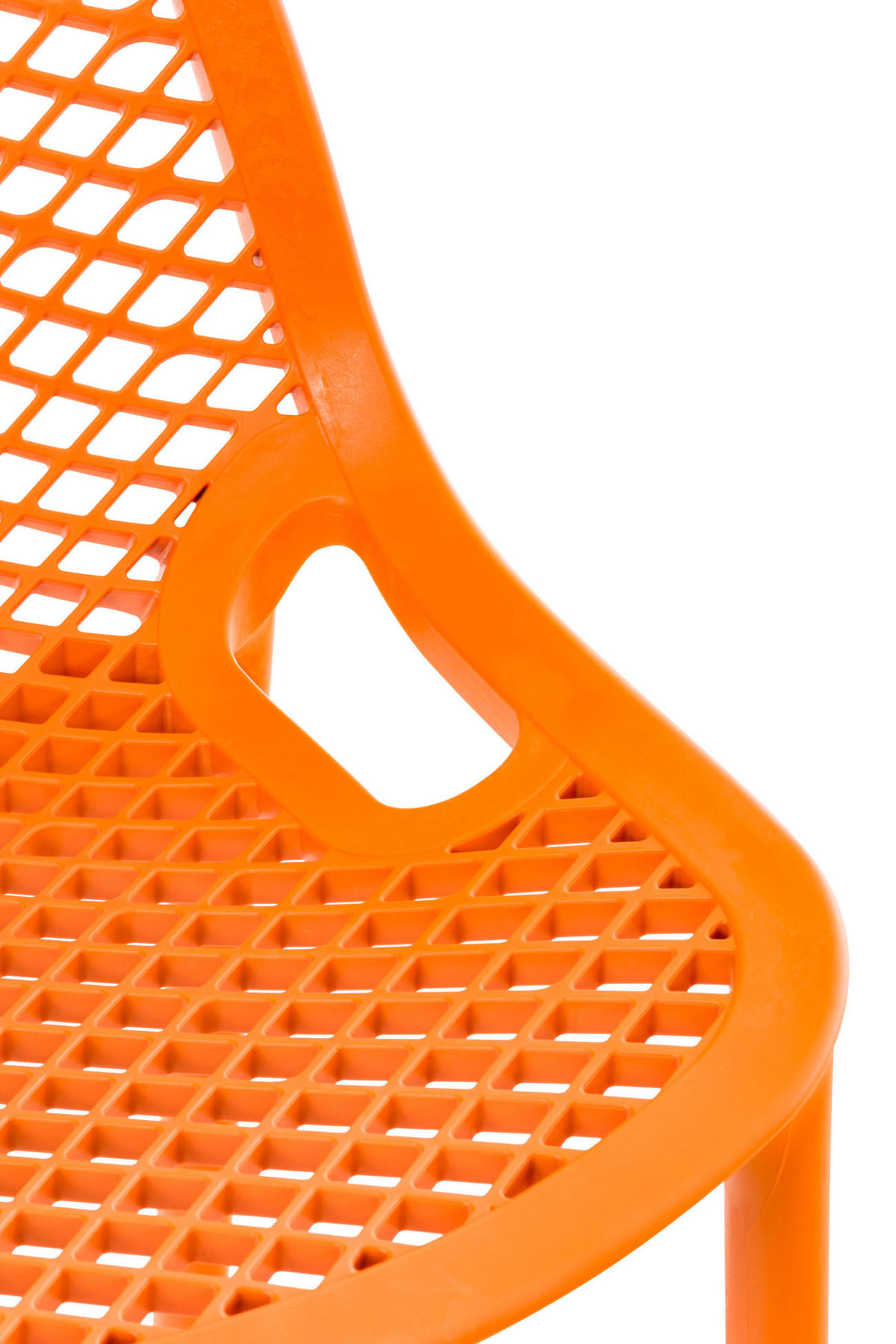BARHOCKER modern Orange LORL Kunststoff 105x45x53 cm - Orange, Kunststoff (45/105/53cm) - DELUKE
