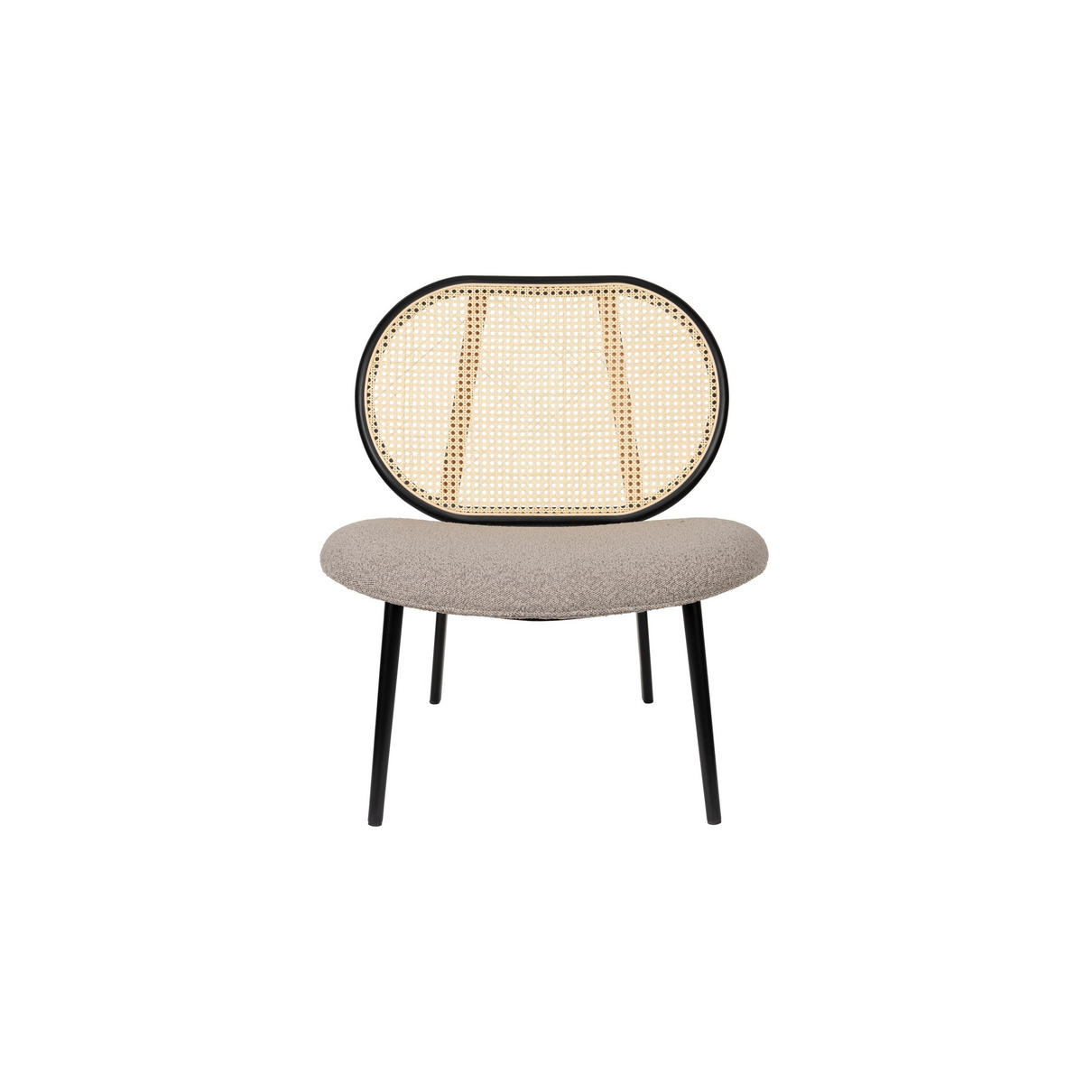 SESSEL Spike Bouclé - Beige, Textil (78.6/84.1/70cm) - Zuiver