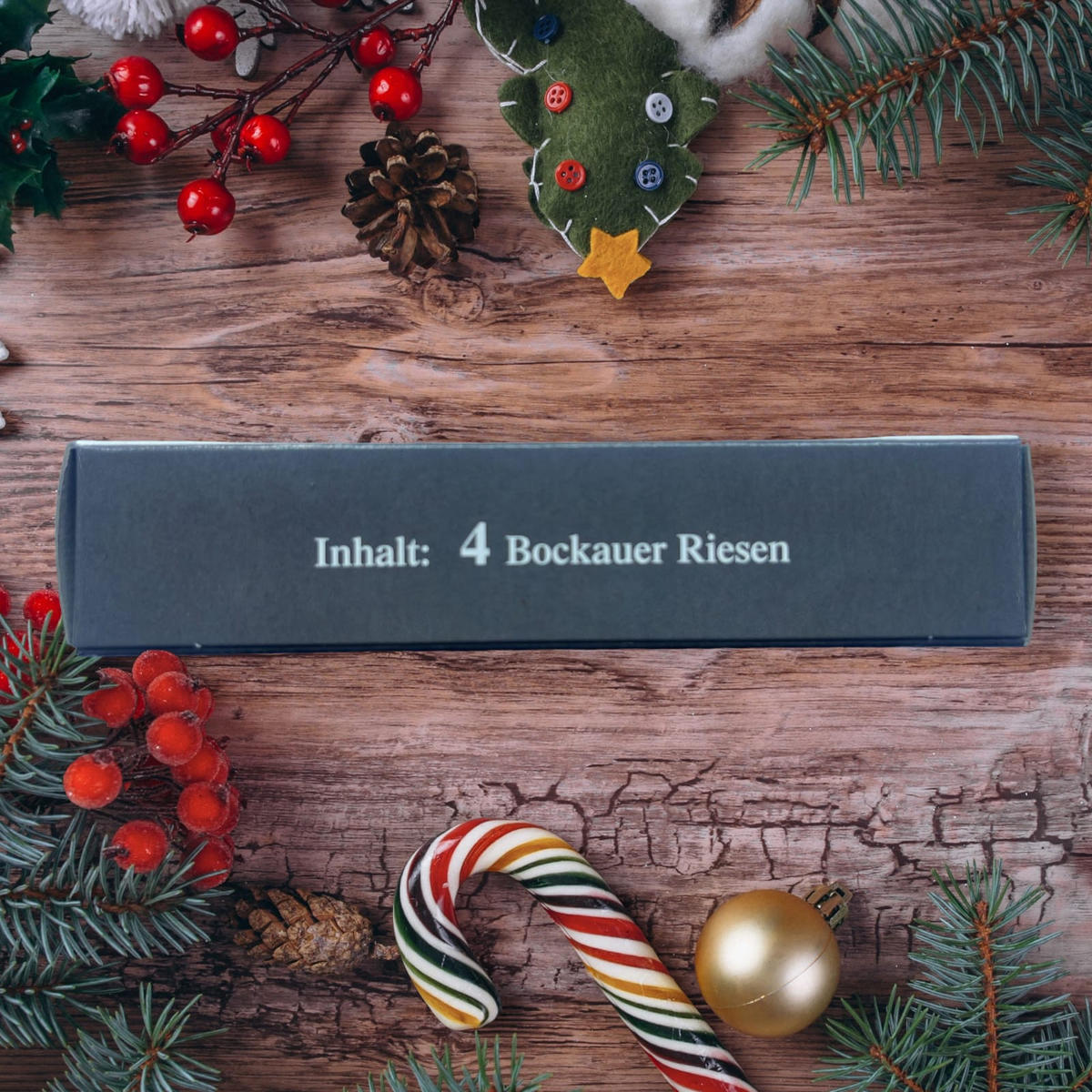 RÄUCHERKERZEN Weihrauch 4 XXL Riesen - Schwarz, Holz (4.5/2.5/12cm)