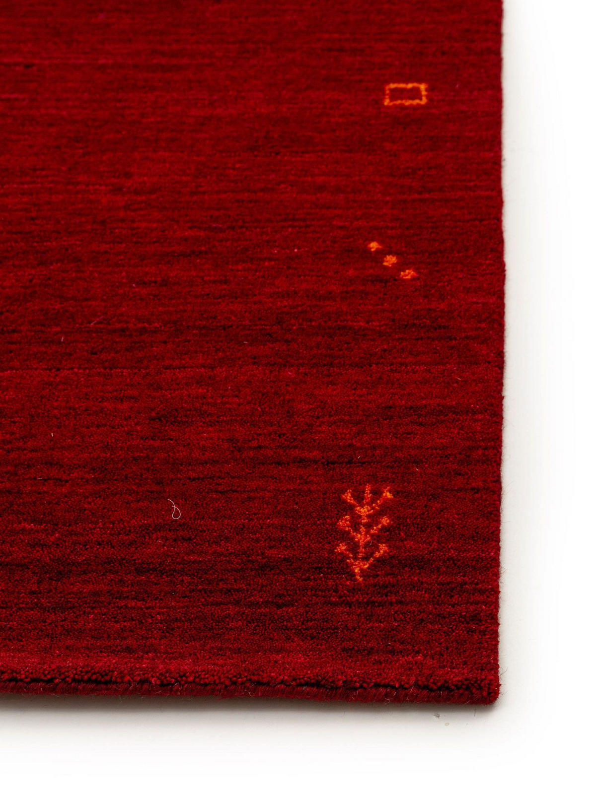 WOLLTEPPICH-LÄUFER Jamal Rot 80x250 cm - Rot, Textil (80/1cm) - KUNSTLOFT