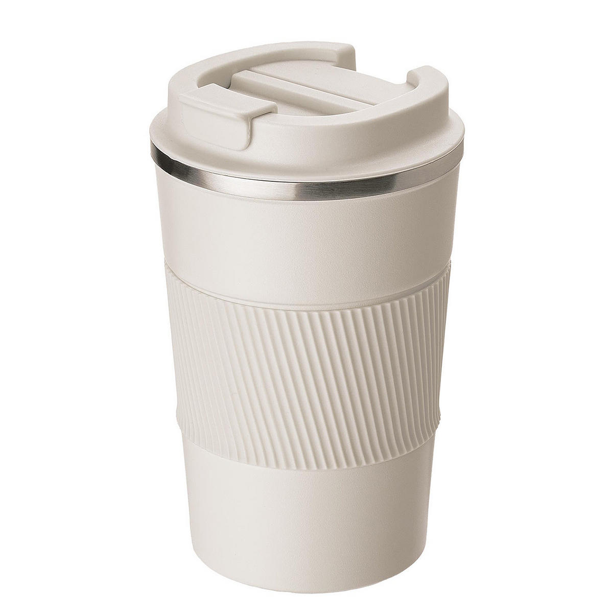 KAFFEEBECHER (4er Set) To Go - Beige, Metall (0.5L) - Butlers