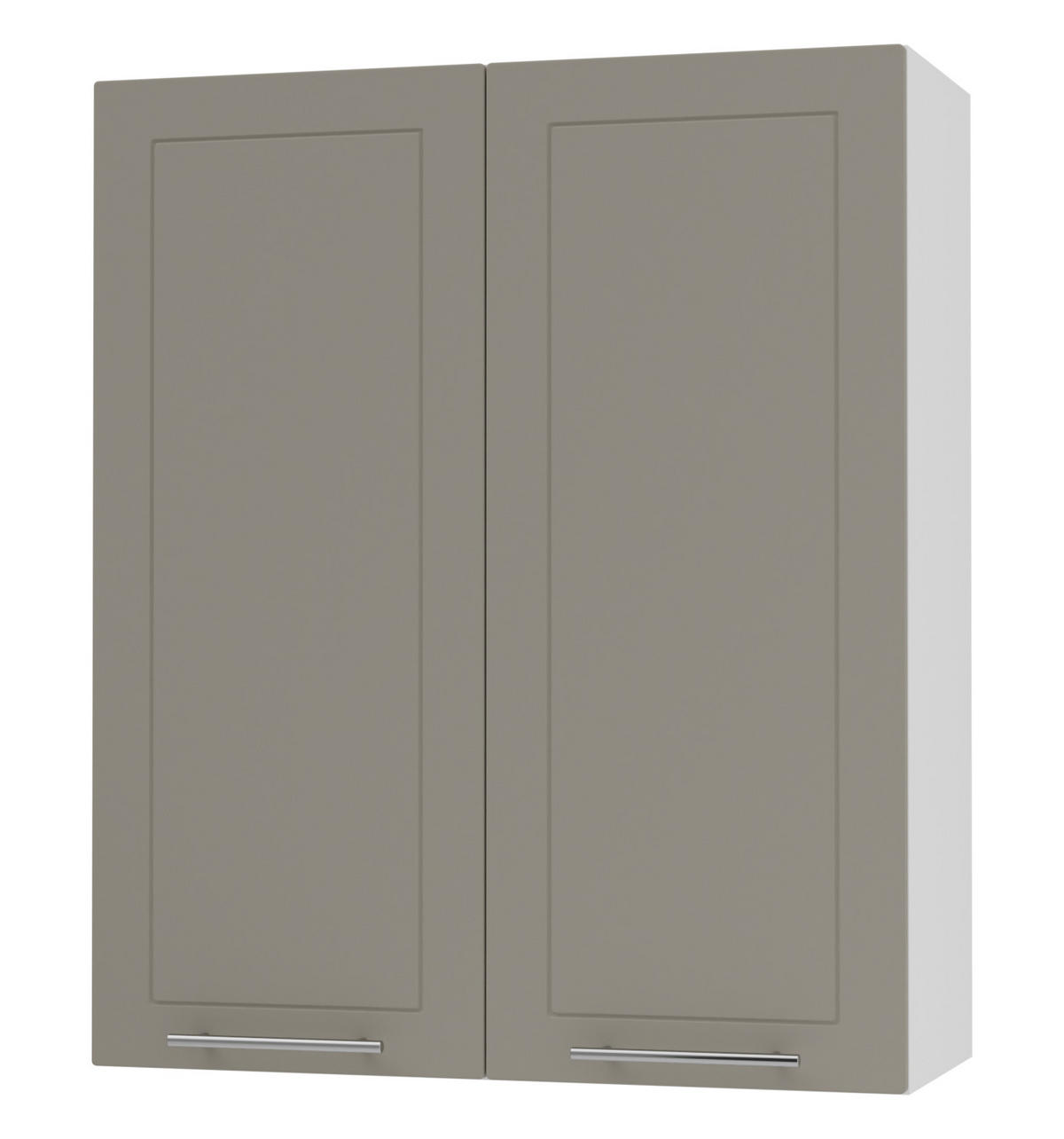 KÜCHENHÄNGESCHRANK Kvantum W4/80 Beige Matt / Weiß Matt 80 / 32,5 / 96cm - Beige/Weiß, Holz/Holzwerkstoff (80/96/32.5cm) - Feldmann-Wohnen