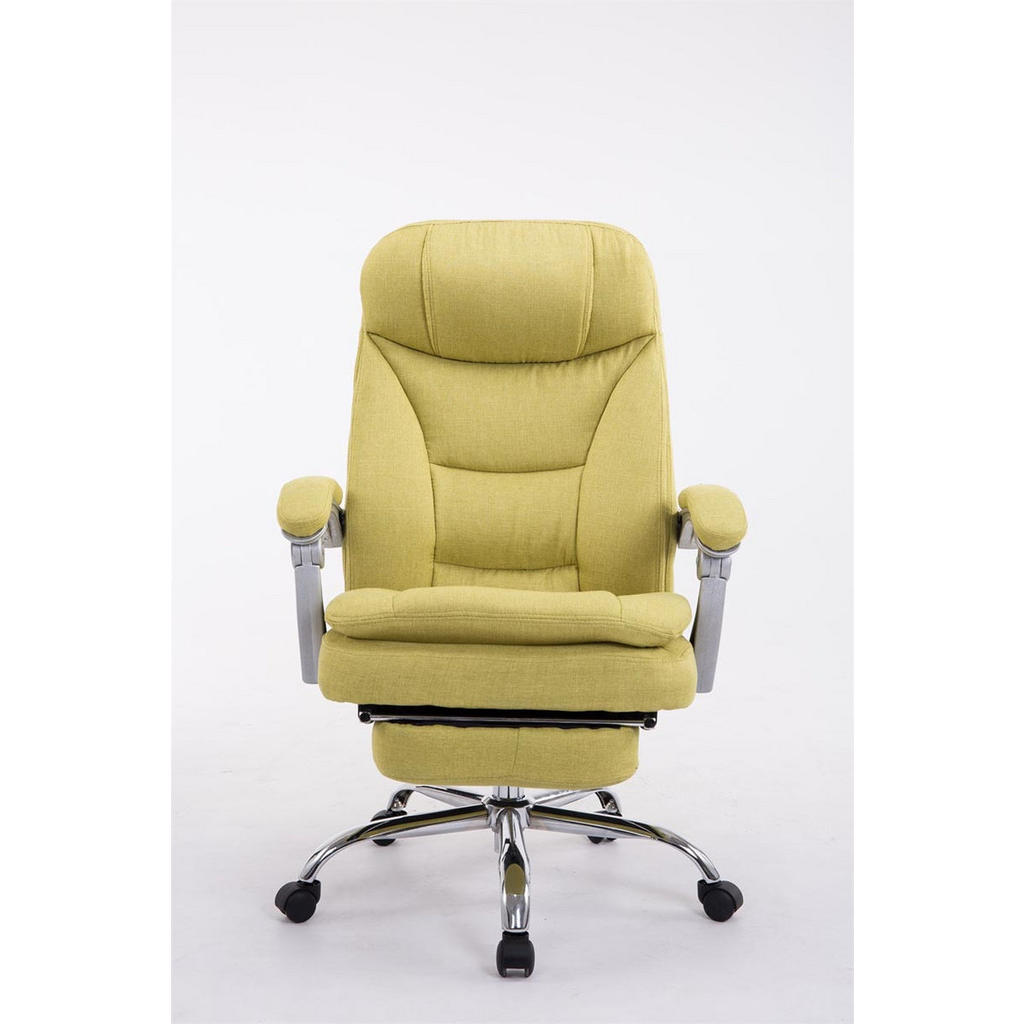 Thumbnail - TPFLiving Bürostuhl, Grün, Textil, 67x122x67 cm, Arbeitszimmer, Bürostühle, Drehstühle