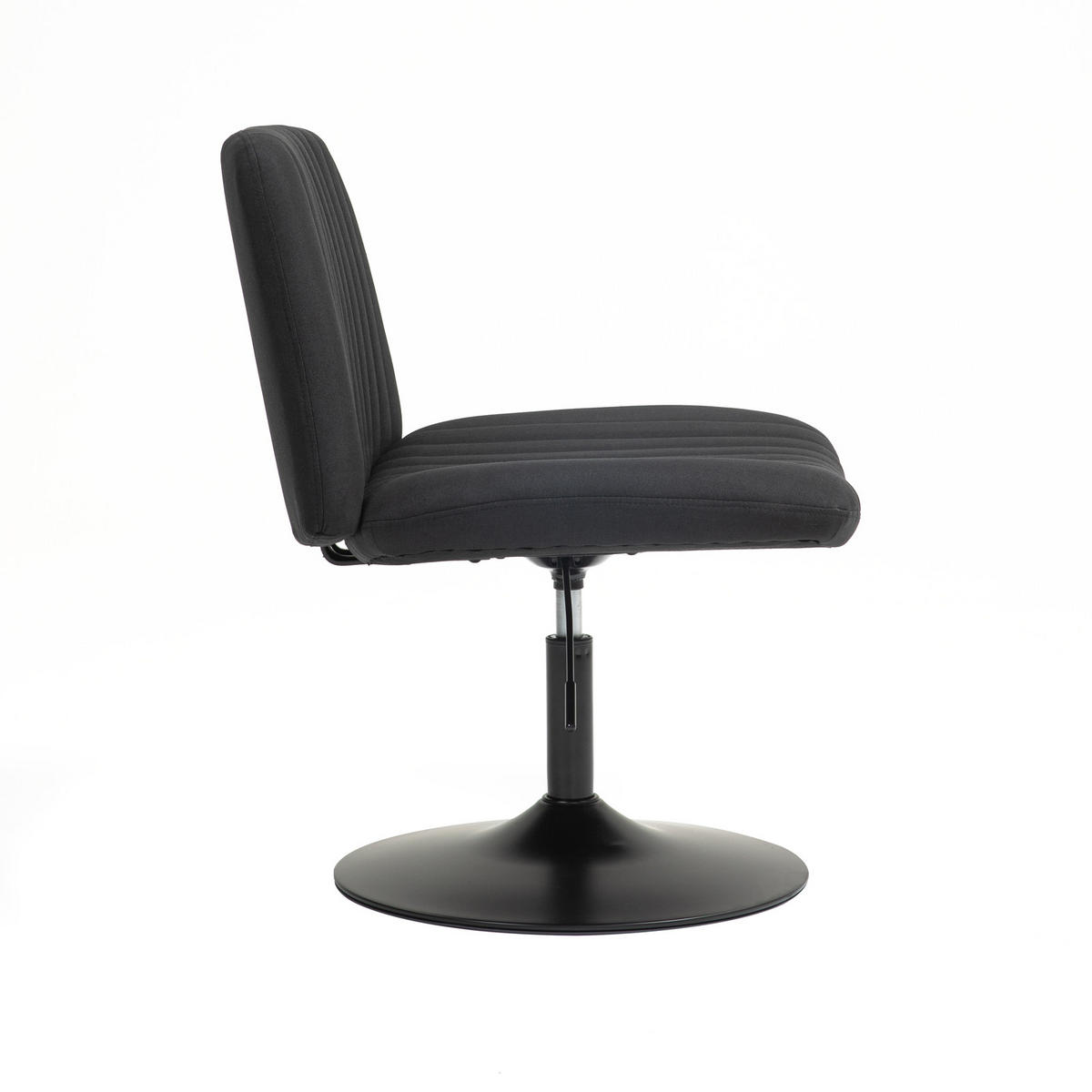 LOUNGESESSEL EMILY Schwarz - Schwarz, Textil/Metall (64/96/66cm) - SVITA