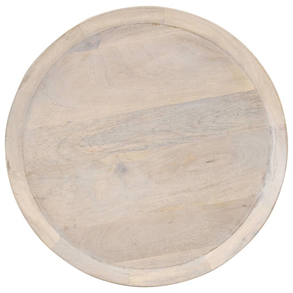 BEISTELLTISCH Ø60x75 cm Mango Massivholz - Braun, Holz (60/60/75cm) - furnicato