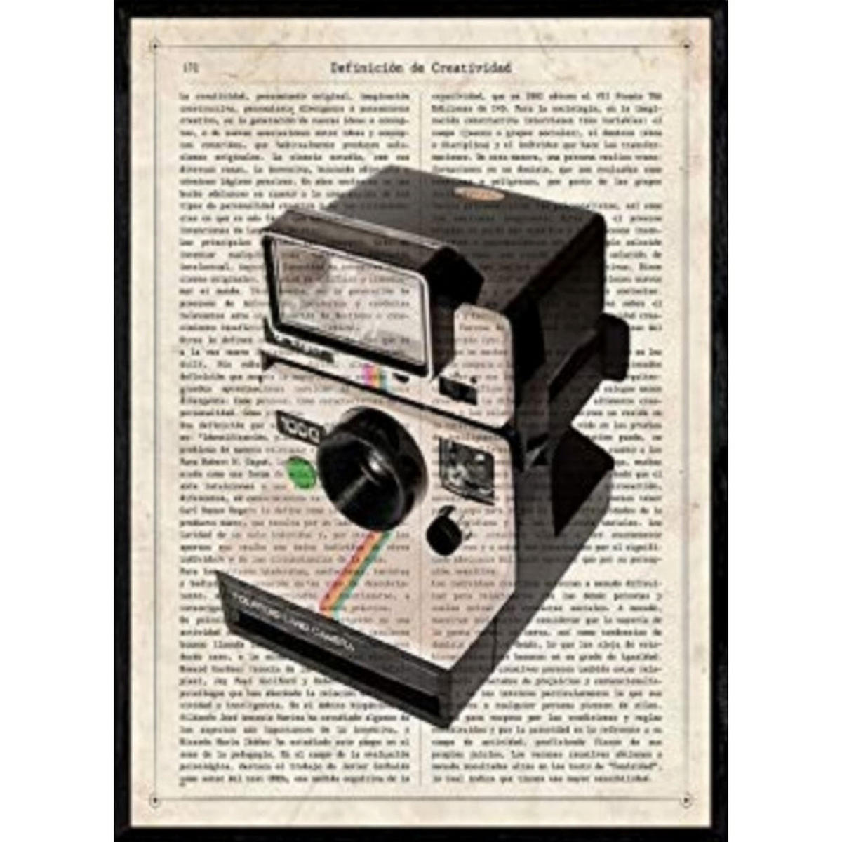 POSTER Kamera Polaroid. A4 Rahmenlos - Klar, Papier (29.7/5/21cm) - Nacnic