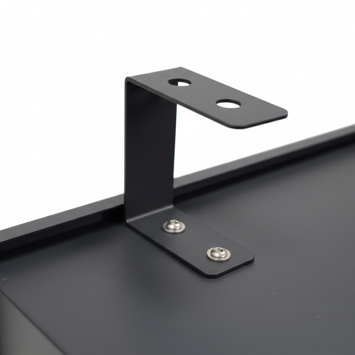 2XBALKONKASTEN - Anthrazit, Kunststoff/Metall (50/17/19cm) - Relaxdays