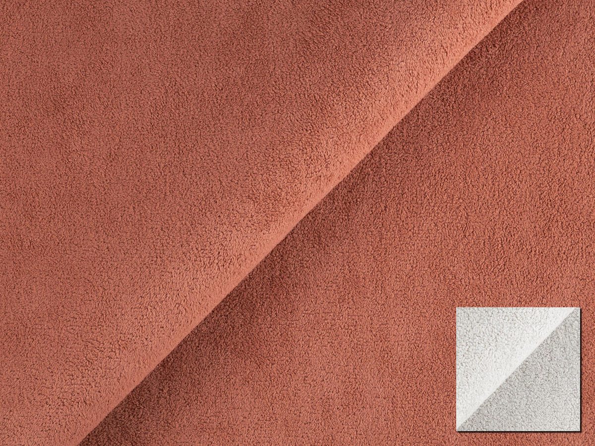 KINDERSOFA Vero im modernen und abgerundeten Design mit Schlaffunktion und Bettkasten aus Rosa Plüschstoff mit hellgrauer Paspel - Hellgrau/Schwarz, Holz/Kunststoff (210/90/98cm) - S-Style Möbel