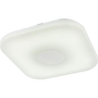 LED DECKENLEUCHTE FELION Weiß - Weiß, Metall (36/36/5cm) - Globo Lighting