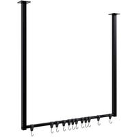 KLEIDERSTANGE Metall Schwarz - Schwarz, Metall (80/80/7cm) - CLP