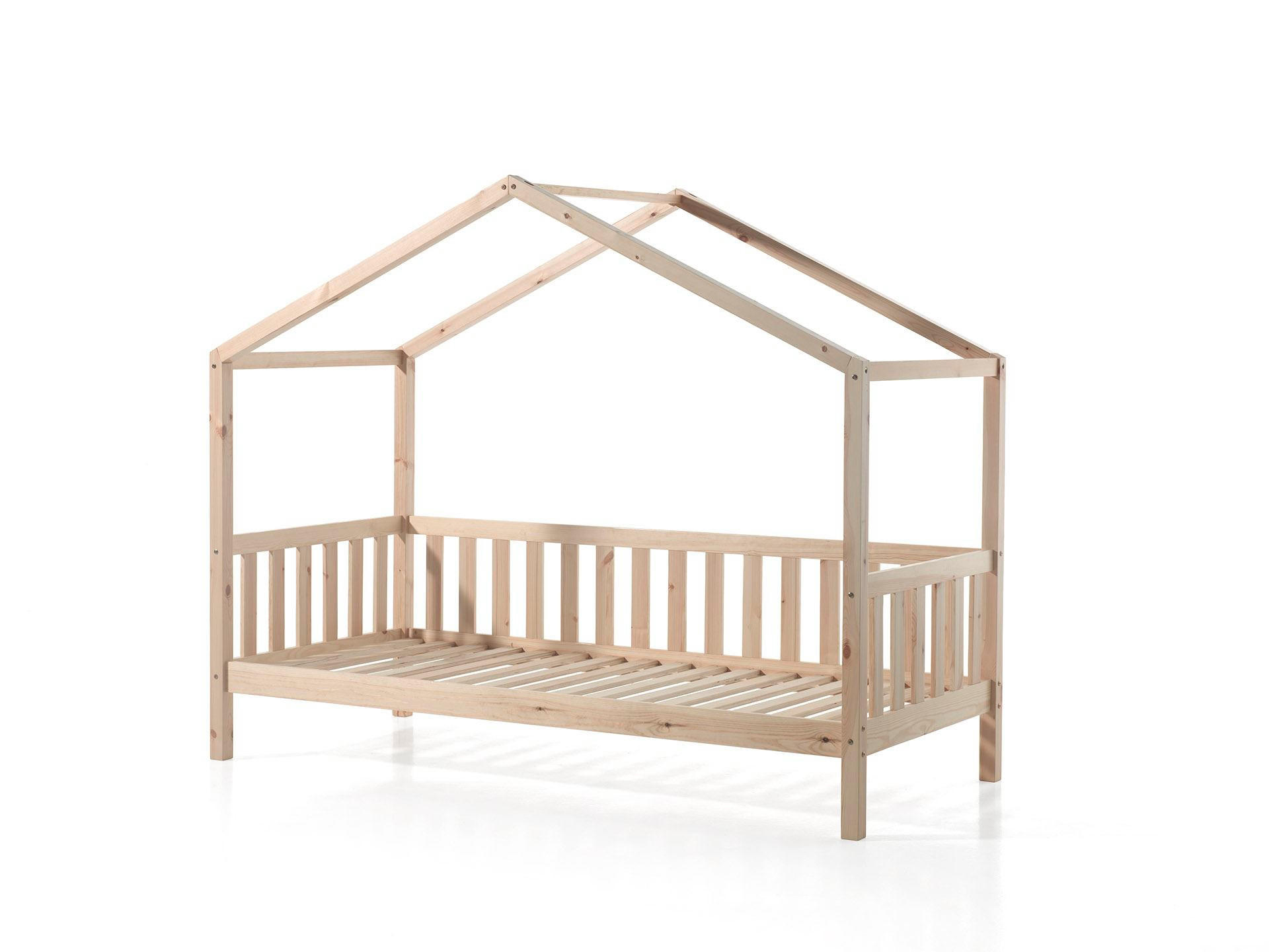 HAUSBETT Kapua 210x170x97 aus Massivholz in Natur - Kieferfarben, Holz (90/200cm) - 58aufmkessel